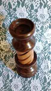 เชิงเทียนไม้ทำด้วยมือดีไซน์มาตรฐานของตกแต่งบ้านที่มีคุณภาพดีที่สุดในราคาดีสามารถปรับแต่งสีและขนาดได้ - Product Image 3