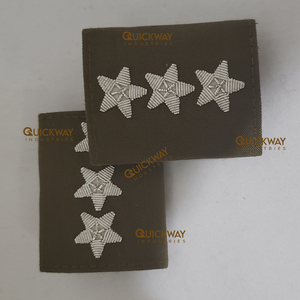 Charreteras de hombro de la mejor calidad, correa de hombro de 3 barras, charreteras uniformes, rango de diseño personalizado hecho en Pakistán - Product Image 2