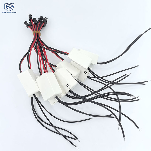 Guangshuo 12V 2NC Relays Anti Fog Touch Switch Miniature AC/DC Power Supply Module 5A Max Current 240V Plug-In Terminal Sealed