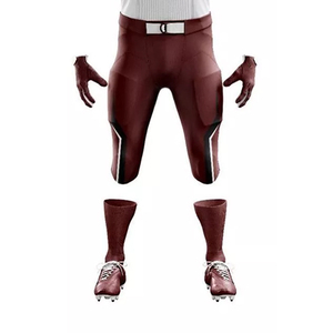 Nouveauté, ensembles d'uniformes de football américain pour hommes, manches courtes, respirants, séchage rapide, logo personnalisé, prix de gros - Product Image 6