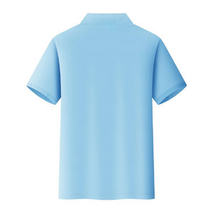 Nouveaux modèles de polos pour hommes vente en gros de t-shirts en coton tissu respirant avec logo et couleur personnalisés - Product Image 2