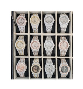 Relojes de Cuarzo de Lujo Clásicos con Moissanita, Venta al Por Mayor, Pasan el Test de Diamantes, Alta Calidad, Reloj al Por Mayor - Product Image 1
