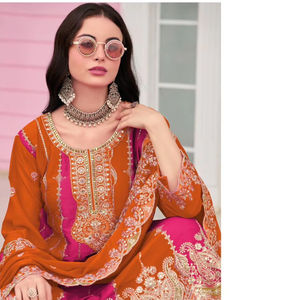 Salwar Kameez Festivo Pakistaní para Mujer, Largo hasta la Rodilla, Corte Regular, Colección Verano/Invierno, Secado Rápido, Calidad de Exportación - Product Image 1