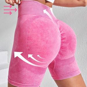 2025 logotipo personalizado Spandex ropa deportiva mujeres cintura alta Yoga pantalones gimnasio entrenamiento apretado Fitness ropa levantamiento de glúteos Yoga Leggings - Product Image 1