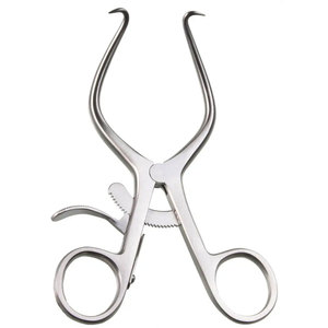 Retractor Autoestático Endo Tech de 3.5 Pulgadas con Punta Afilada, Instrumento Quirúrgico Veterinario de Acero Inoxidable Clase I Manual CE - Product Image 1