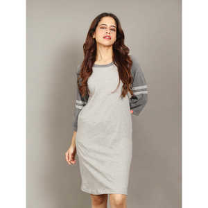 Camisón Corto Evolve para Mujer, 100% Algodón, Súper Suave, Cómodo, Corte Holgado, Jersey ODM, para Usar en Casa, Unidad Individual - Product Image 3