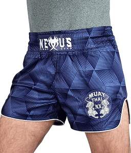 Impression numérique rétractable vêtements d'arts martiaux mixtes pour adultes coupe ajustée personnalisée MMA Muay Thai Shorts Kickboxing tronc d'arts martiaux - Product Image 4