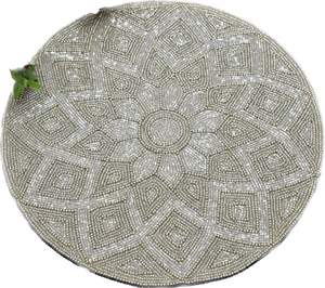 Napperons perlés faits à la main pour la décoration de Table - Product Image 2