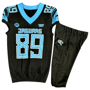 Diseña Tu Propio Uniforme de Fútbol Americano Personalizado, Transpirable, 100% Poliéster, Sublimación Completa, Ajuste Seco, Costuras de Sarga - Product Image 3