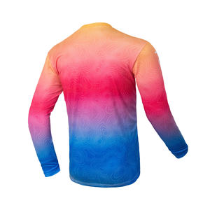 Diseño personalizado Racing MTB Jersey Ropa de bicicleta de manga larga con impresión sublimada OEM Ropa deportiva de verano en tamaño XL - Product Image 6