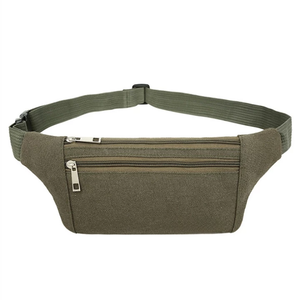 Riñonera Deportiva Unisex de Viaje, con Cinturón Ajustable, Cierre de Cremallera, Logotipo Personalizado, Impermeable, de Poliéster, Diseño Simple, Gran Venta - Product Image 1