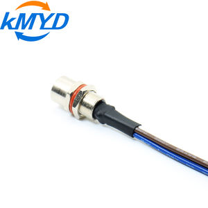 M8 ronde vrouwelijke connector met 17 cm kabel, paneelmontage, 4-pins, A-code aansluiting voor servomotor, bedieningspaneel en LED-verlichting - Product Image 5