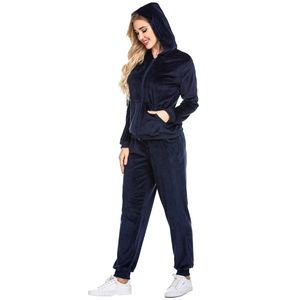 Custom Logo Plus Size Casual Wear Fashion 2 Piece Set <b>Jogger</b> Sweatshirt Sweatpants Tracksuit for <b>Women</b> - Product Image 5