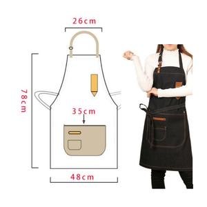 High Quality Cotton <b>Kitchen</b> <b>Apron</b> Chef <b>Kitchen</b> Cooking Waterproof Polyester Cotton <b>Apron</b> With Pockets for <b>Women</b> Men From BD - Product Image 2