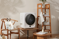 Sèche-linge portable, 110V 10Lbs Sèche-linge portable avec 5 modes de séchage, cuve en acier inoxydable