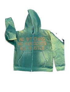 Sudadera con Capucha Personalizada para Hombre, Estilo Vintage, de Felpa Gruesa, Algodón Ecológico, Resistente al Viento, Talla Grande, Corte Recto, Dobladillo sin Rematar - Product Image 2