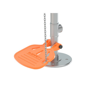 Pedale per docce oculari, plastica, arancione, BR 870370 - Product Image 2