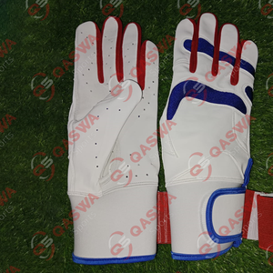 Gants de frappe de baseball en cuir de cabretta écologiques - Conception ambidextre Fermeture à crochets et boucles Durable Respirant - Product Image 4