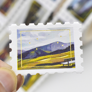 Tùy chỉnh Bưu Chính tem Washi Băng Sticker personnalised chết cắt bất thường phim hoạt hình dễ thương Tem Bưu Chính Washi Sticker Băng - Product Image 2