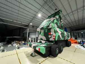 Véhicule d'artillerie gonflable géant, accessoire d'événement thématique, affichage accrocheur pour les festivals et les salons professionnels - Product Image 2