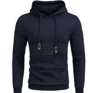 Sudadera con Capucha Estampada para Hombre, Invierno, Casual, Manga Larga, Tejido Transpirable de Punto Waffle, Forro de Poliéster/Algodón, Elegante - Product Image 1