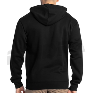 เสื้อฮู้ดพิมพ์ลายโลโก้ตามสั่งสีดำทำจากผ้านุ่มและใส่ได้พอดีกับแบรนด์สตรีทแวร์ในยิมแฟชั่น - Product Image 2