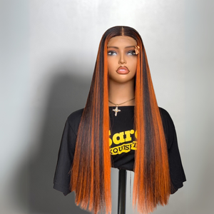 Extensiones de cabello humano virgen recto de hueso espejo de búsqueda superior Múltiples colores Paquetes de cabello vietnamita Peluca con malla frontal - Product Image 1