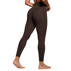 Custom Logo Sports Scrunch Butt Workout Fitness Leggings Para Mujer Gimnasio Gym Seamless Polainas De <b>Yoga</b> Leggings For Women - Product Image 2