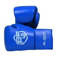 Guantes de Boxeo Blaze Fight Wear con Cordones para Gimnasio, Entrenamiento de MMA, Muay Thai y BJJ para Artes Marciales, Guantes de Kickboxing para Saco de Boxeo