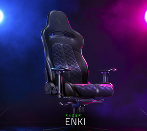 NOUVELLE CHAISE ENKII Confort toute la journée + Soutien lombaire intégré Densité de coussin optimisée Cuir synthétique écologique à double texture - Product Image 3