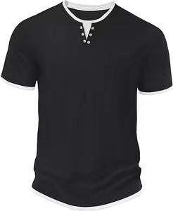 Camisetas Lisas para Hombre 100% Algodón, Camiseta Gris con Logotipo Personalizado, Venta al por Mayor, Camisetas de la Mejor Calidad, Impresión de Camisetas Unisex Lisas de Jersey Sólido - Product Image 1