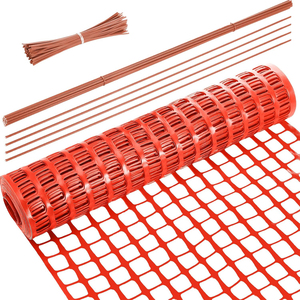 Naranja 1*50M PE Barrera DE SEGURIDAD Malla Redes de valla de plástico para sitio de construcción Seguridad Red de valla de seguridad de construcción de 50 metros - Product Image 3