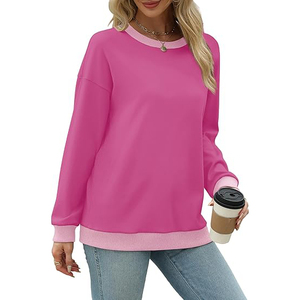 Suéter de Mujer Acogedor, Holgado, de Felpa, Informal, Elegante, Moderno, de Manga Larga, Suave y Cálido para Otoño - Product Image 2