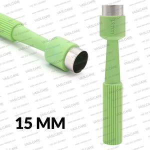 เครื่องมือเจาะรูสำหรับตรวจชิ้นเนื้อเครื่องมือเจาะผิวหนังทำจากสเตนเลสสตีลเครื่องเจาะผิวหนังขนาด15มม. แบบใช้แล้วทิ้ง - Product Image 4