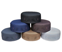 Topi Kufi Modis Buatan Tangan dengan Logo Kustom, Islami, Muslim, untuk Sholat, Tradisional Turki, Bergaya, Aksesoris Fashion Etnik Pria
