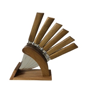 Dernier modèle de porte-couteau de bar en bambou bloc de couteaux polyvalent outil de cuisine de qualité supérieure de l'Inde au meilleur prix - Product Image 1