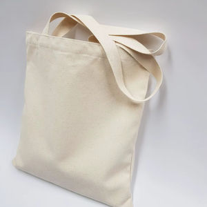 Sac fourre-tout en toile de coton, sacs d'épicerie réutilisables légers en tissu, bricolage, publicité, promotion - Product Image 1