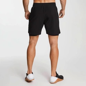 Shorts de sport décontractés en polyester/coton épais pour hommes, en molleton bouclette respirant à séchage rapide, pour la course à pied - Product Image 3