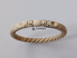 Designer Bone Inlay Bangle Stylish Unisex Jewelry Premium Quality for Fashion Gift Tradebyd - Product Image 6