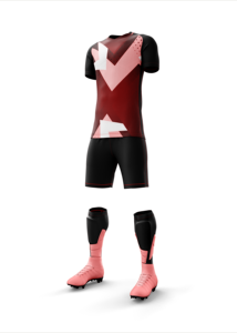 Uniforme Deportivo de Fútbol Profesional, Transpirable, 100% Poliéster, Camiseta y Pantalones Cortos de Fútbol, Nombre del Equipo Personalizado, para Campeonato de Liga de Adultos - Product Image 2