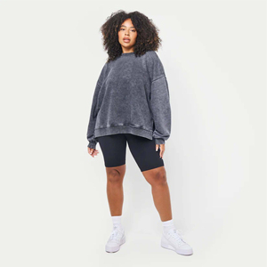 Automne hiver femmes à manches longues polaire sweats pull vêtements à capuche avec poche avant conception vierge pour l'automne porter - Product Image 3
