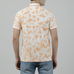 Design personnalisé Tie Dye pour hommes pour polos Durable nouveau style solide motif disponible au prix de gros meilleure fabrication - Product Image 2
