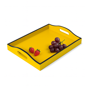 Handmade Decorative <b>Lacquerware</b> Tray Vietnam - High Quality Custom Lacquer Tray Wholesale Export for Global Market - LT4041 - Product Image 4