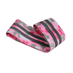 Genial con cualquier banda circular de cadera de entrenamiento para piernas de botín y tejido de entrenamiento de glúteos banda de algodón para muslo de cadera sublimación - Product Image 2