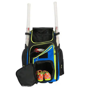 OEM Wholesale Sports Team <b>Bags</b> with Custom Logo Waterproof Cricket <b>Bags</b> With <b>Trolley</b> Wheels Shoe Compartment - Product Image 4
