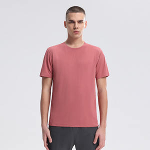 T-shirt pour homme tendance très demandé, couleurs unies, haute qualité, manches courtes, col rond, streetwear décontracté d'été - Product Image 1
