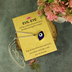 Gold-Plated Turkish Evil Eye Pendant <b>Charm</b> 20mm Islamic Religious Jewelry - Product Image 3