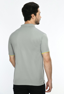 High Quality Solid Men's T-Shirts Custom Front Logo Button Design Short Sleeve Casual T-Shirts at Affordable Prices - Product Image 4