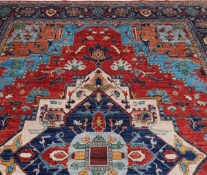 Fabricant fait à la main vibrant indien tapis noués multicolore noeud persan et turc tapis en laine fine personnaliser la taille disponible - Product Image 2