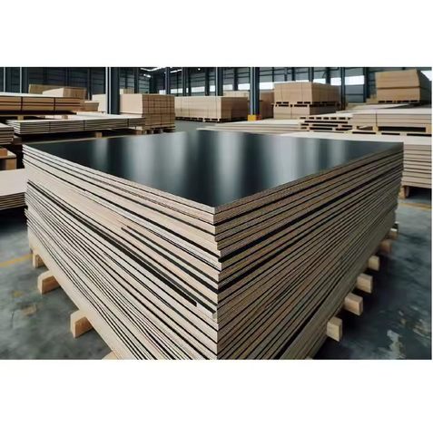 Black Film Faced Rubber Core Plywood Sheet Best Quality Anti-Slip Eco-Friendly 12/15/18mm Thickness From Vietnam Factory